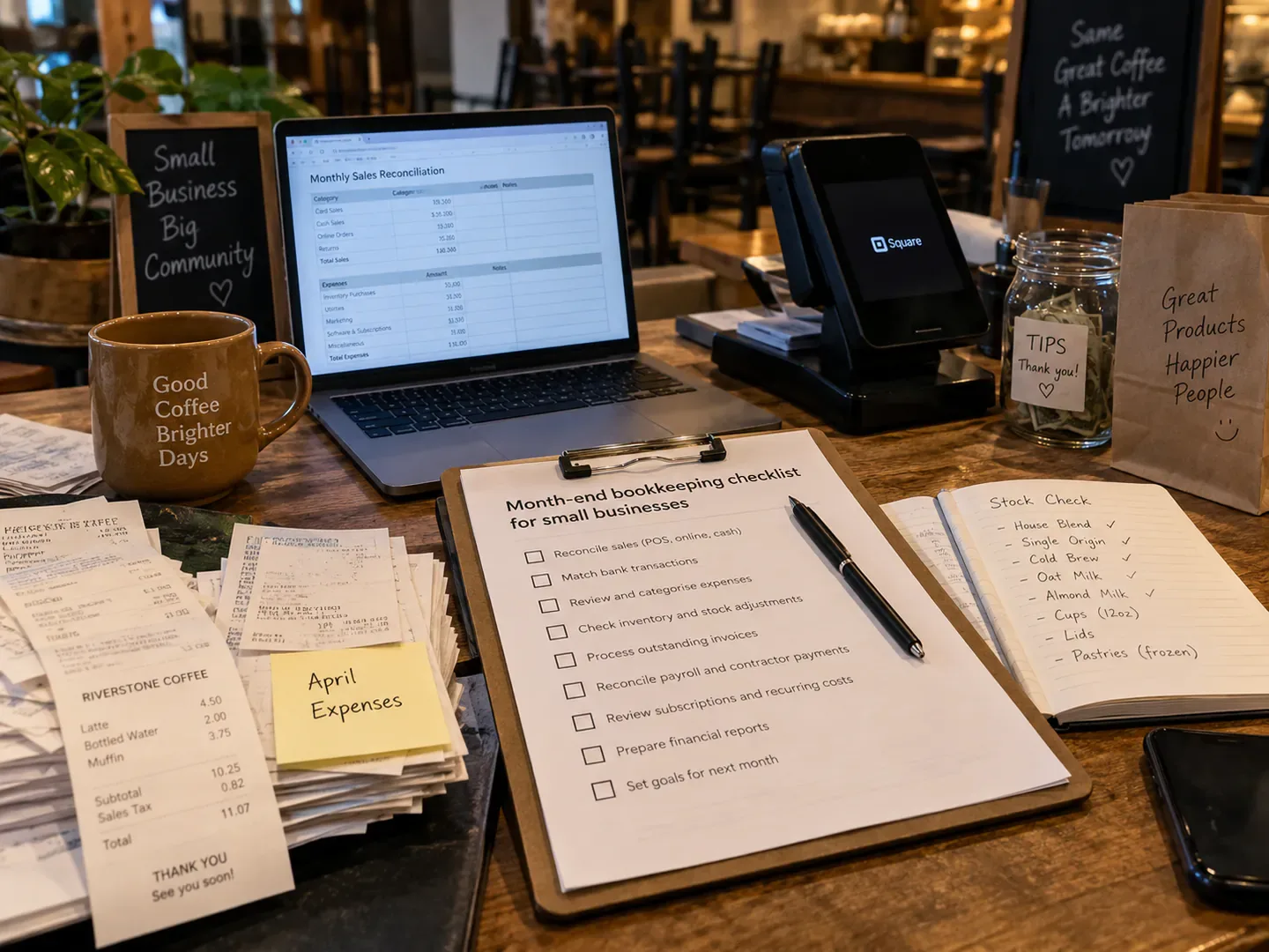 Accounting records arranged for this guide